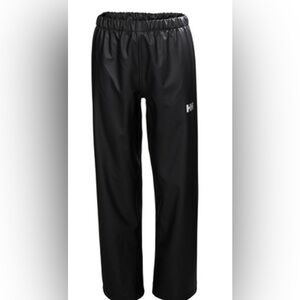 HELLY HANSEN MOSS RAIN PANTS JUNIOR in Black